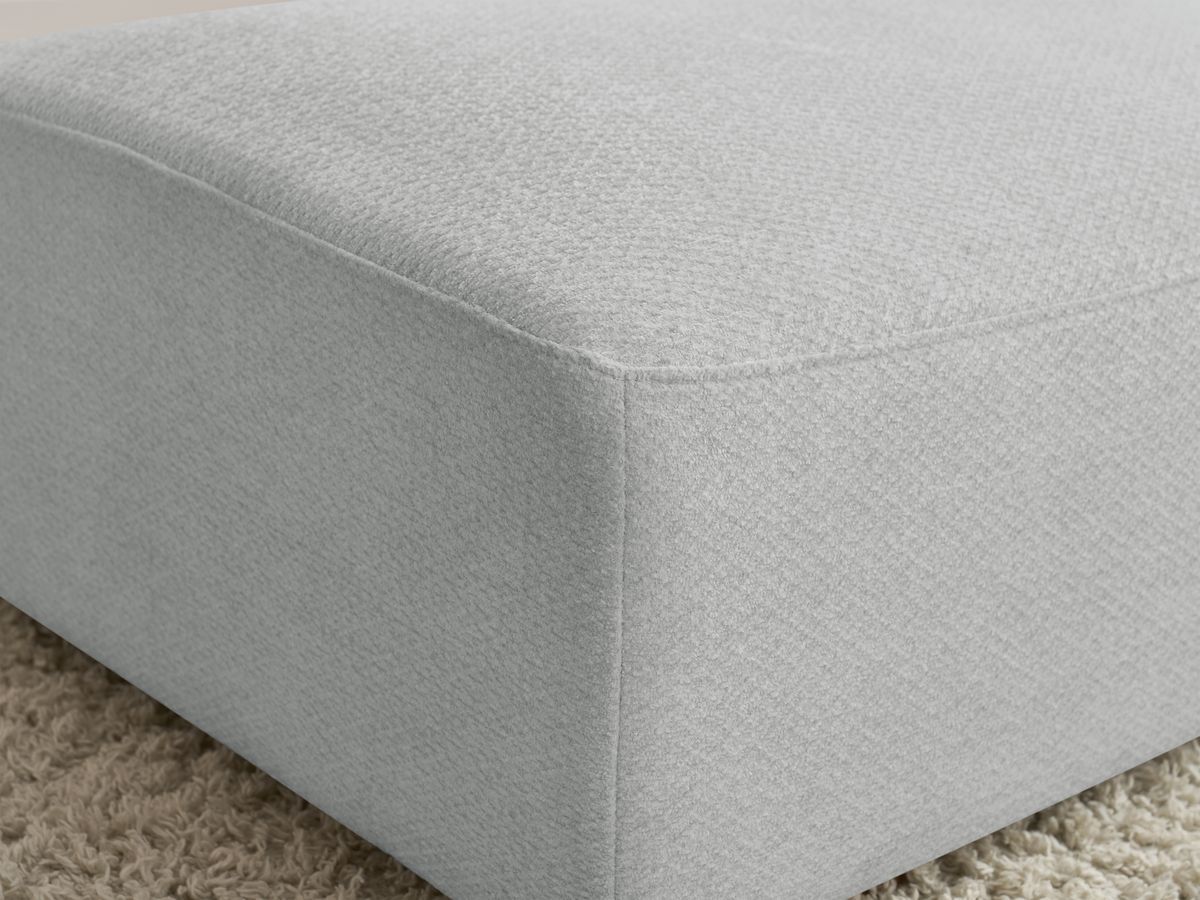 Pouf SIDONIE tissu chiné