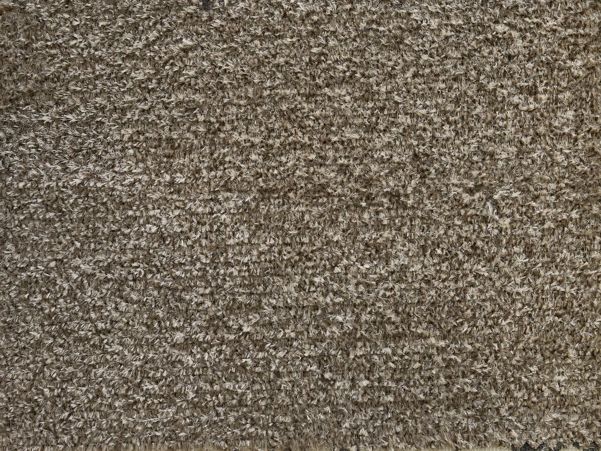 Canapé d'angle convertible réversible coffre SIDONIE tissu chiné avec pouf
