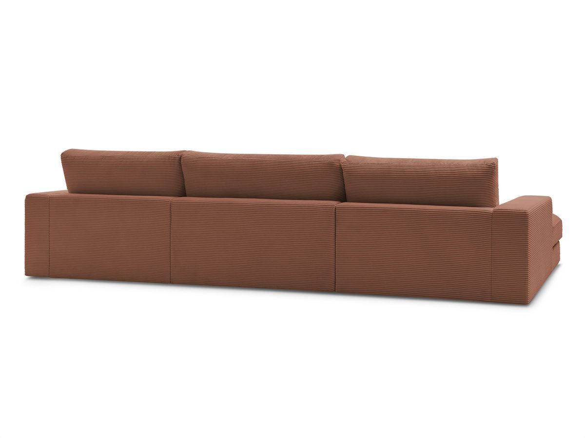 LEONARD vaste compacte panoramische bank in corduroy
