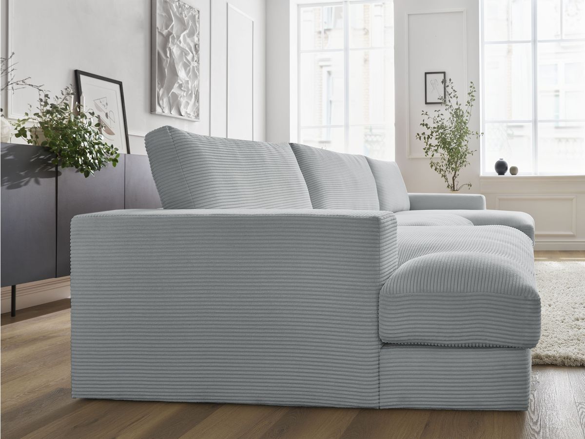 LEONARD vaste compacte panoramische bank in corduroy