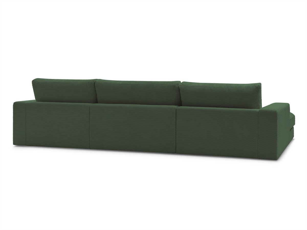 LEONARD vaste compacte panoramische bank in corduroy