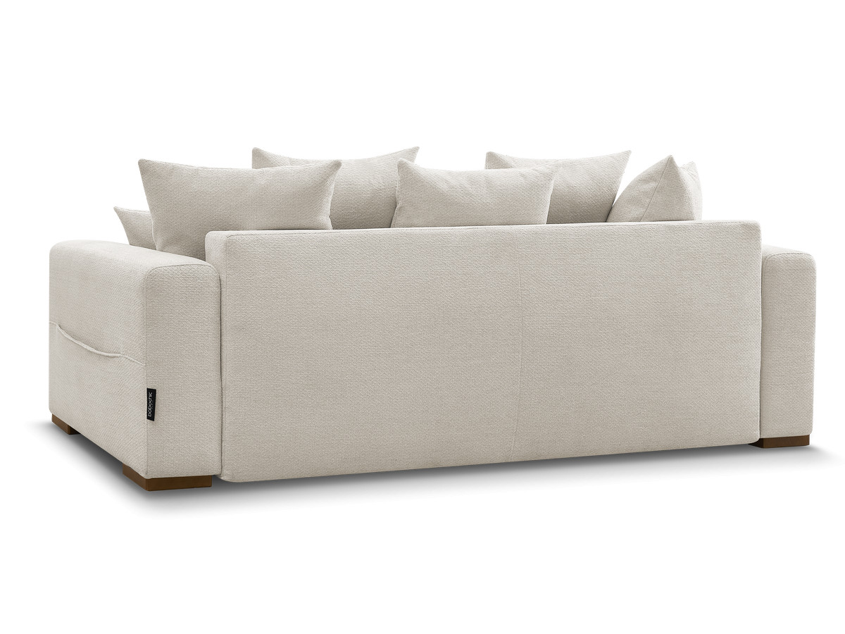 Canapé droit convertible SIDONIE tissu chiné