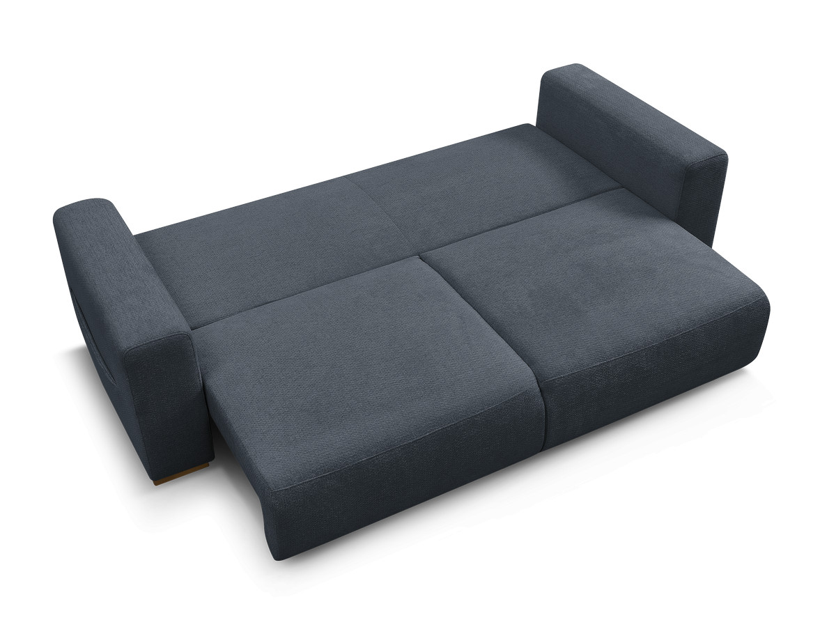 Canapé droit convertible SIDONIE tissu chiné