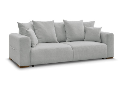 Canapé droit convertible SIDONIE tissu chiné
