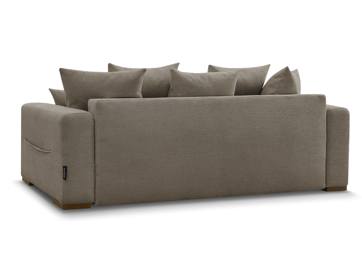 Canapé droit convertible SIDONIE tissu chiné