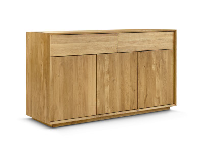 Buffet 3 portes 164 cm VICTORIA chêne massif