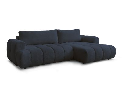 Canapé d'angle convertible FUJI tissu bouclette
