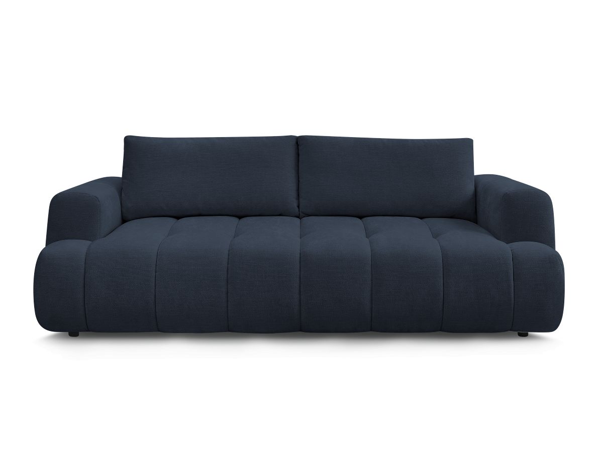 Canapé droit convertible 3 places FUJI tissu lisse