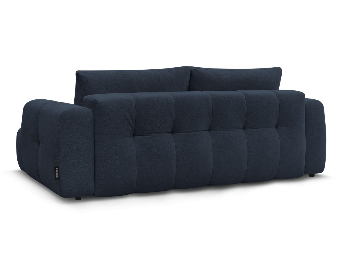 Canapé droit convertible 3 places FUJI tissu lisse