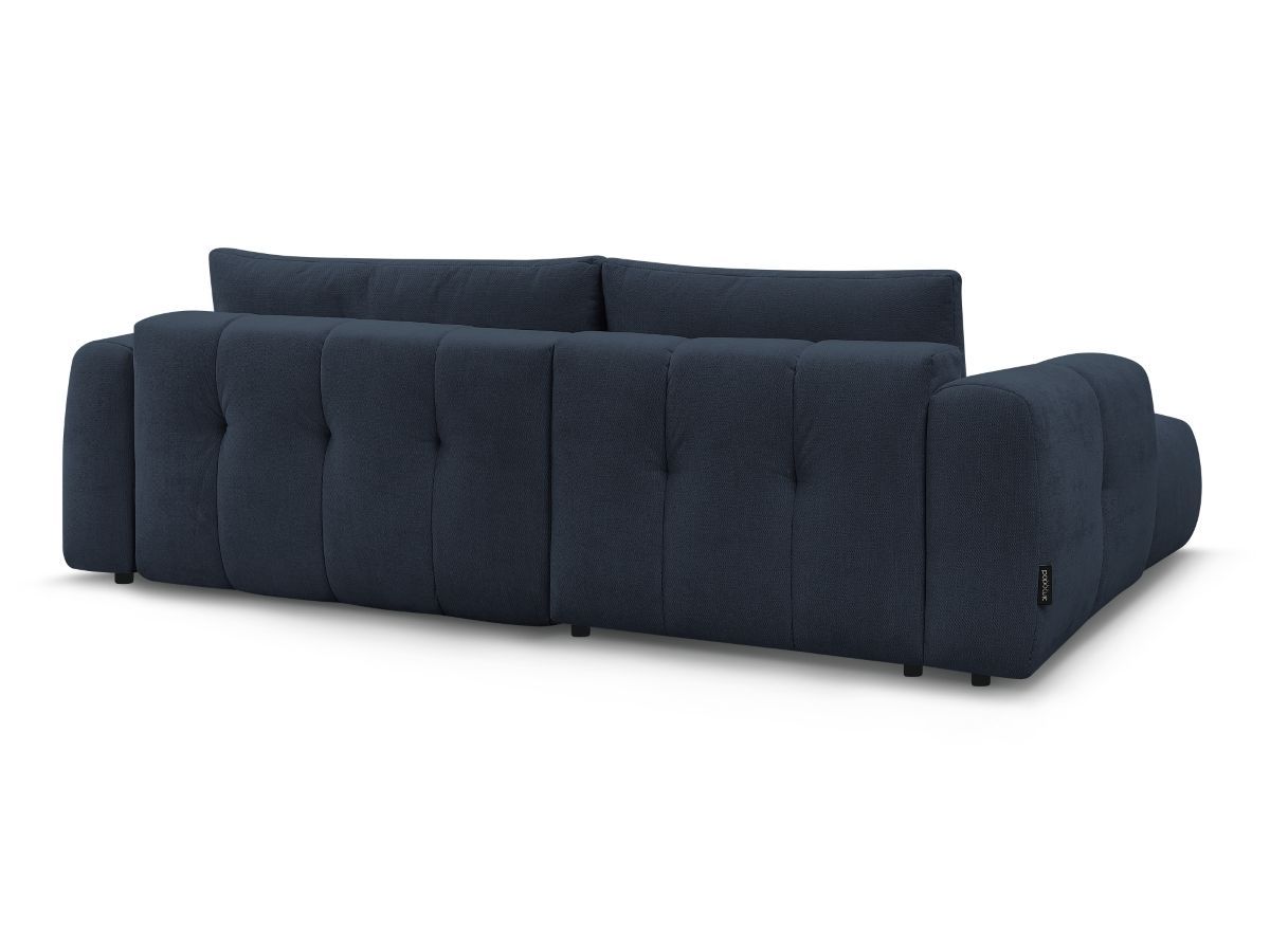 Canapé d'angle convertible FUJI tissu lisse
