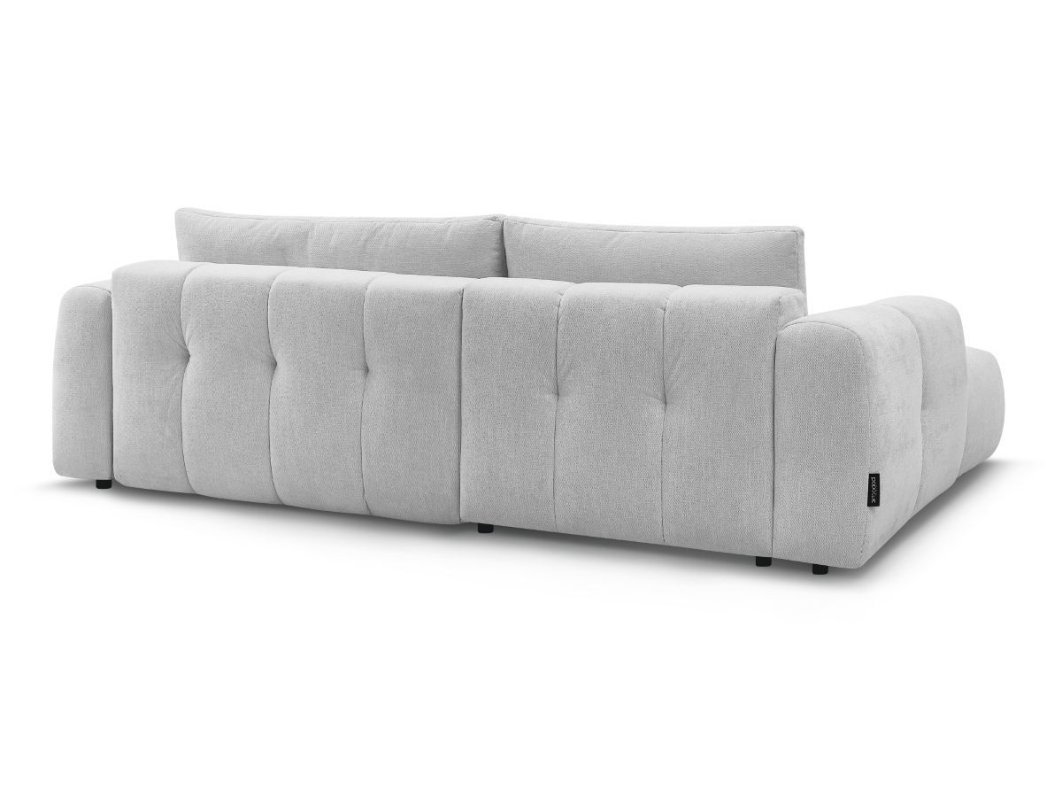 Canapé d'angle convertible FUJI tissu lisse