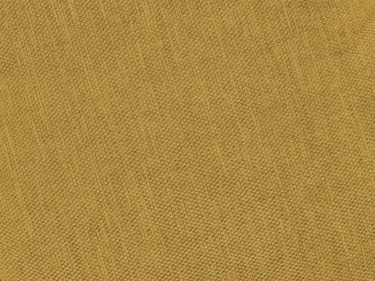 Canapé d'angle fixe EVEREST tissu chiné - Orange - Angle droit - 10 coussins