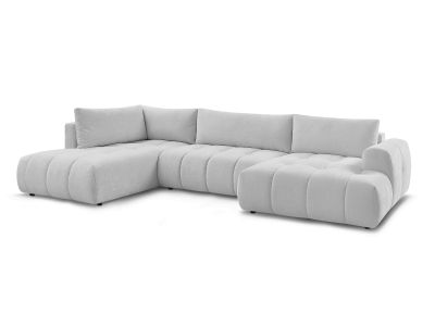 Canapé panoramique convertible FUJI tissu lisse