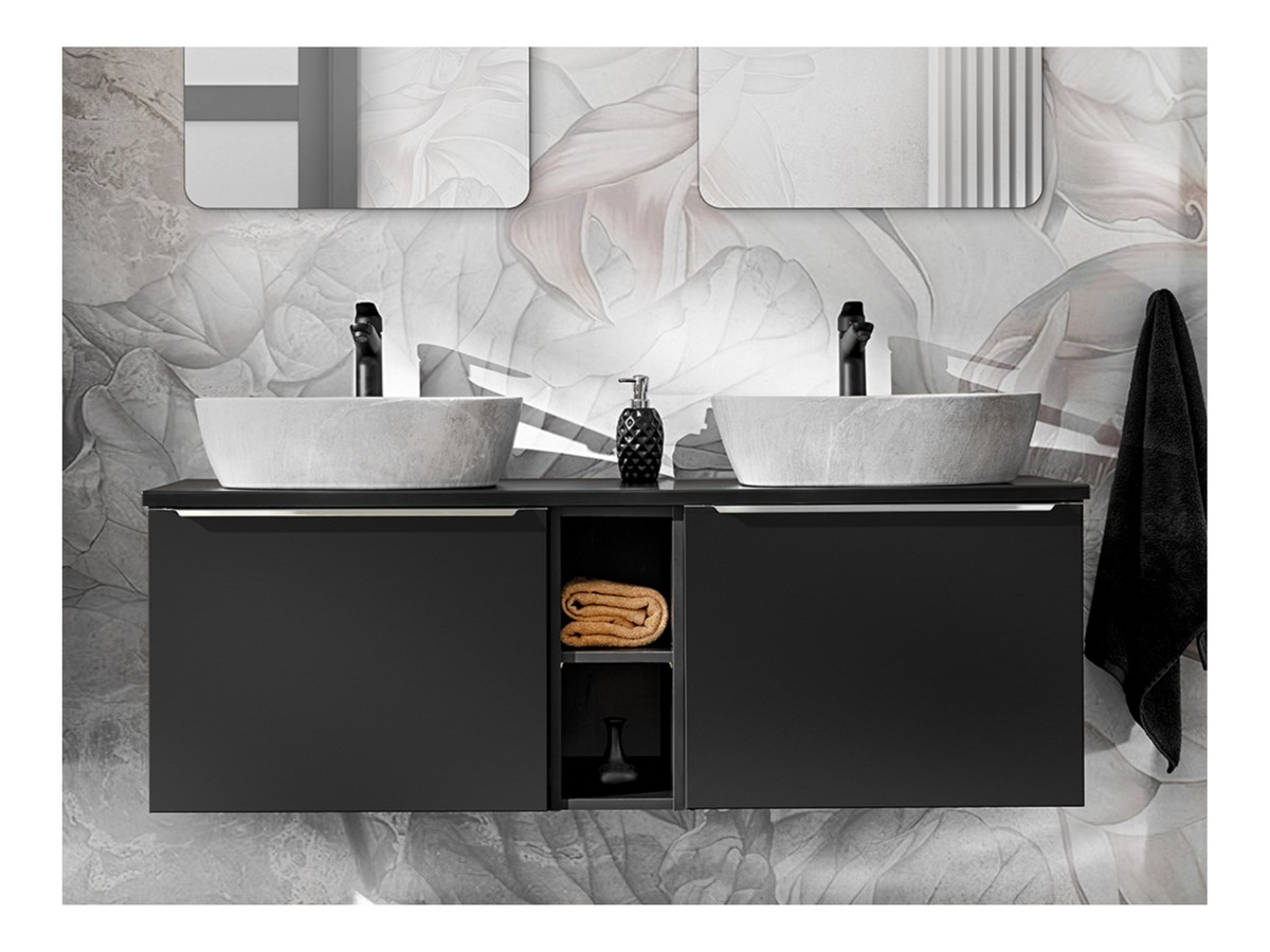 LAYA badkamermeubel 140 cm met betonlook