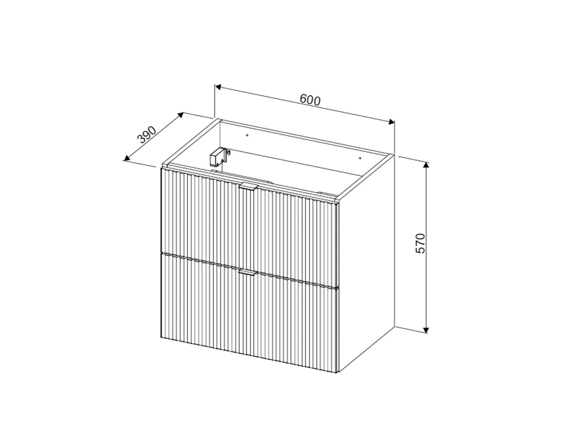 YOUNA groene badkamerkast 140 cm