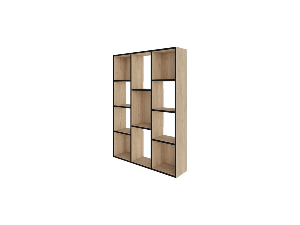 Bibliothèque réversible H.180 cm KAJAK effet chêne