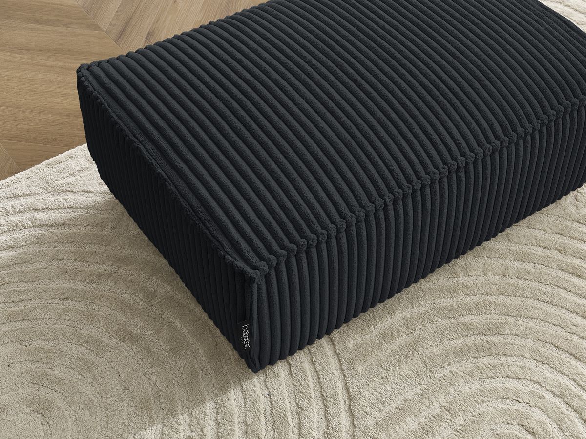 Pouf CHELSEA gros côtelé doux