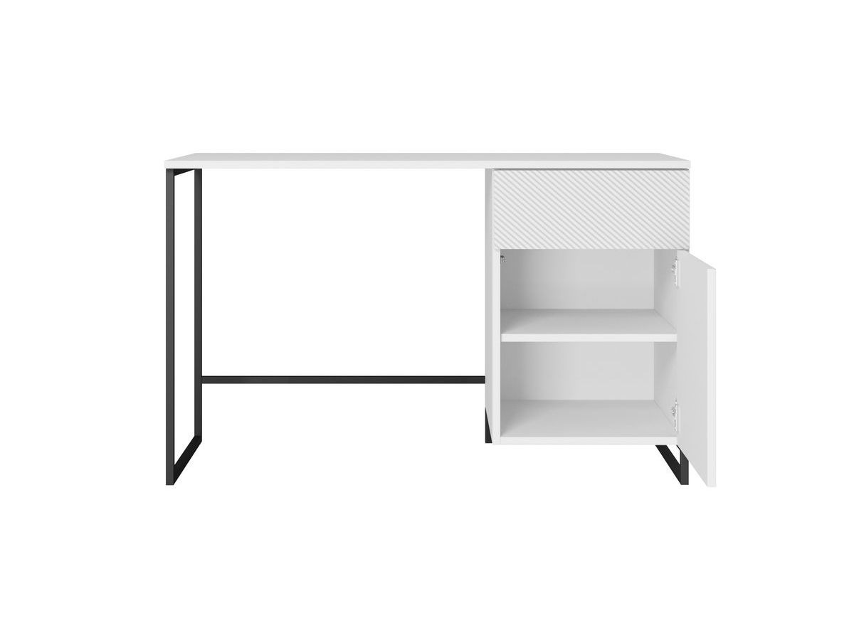 ALICE bureau met 1 deur en 1 lade, metalen poten