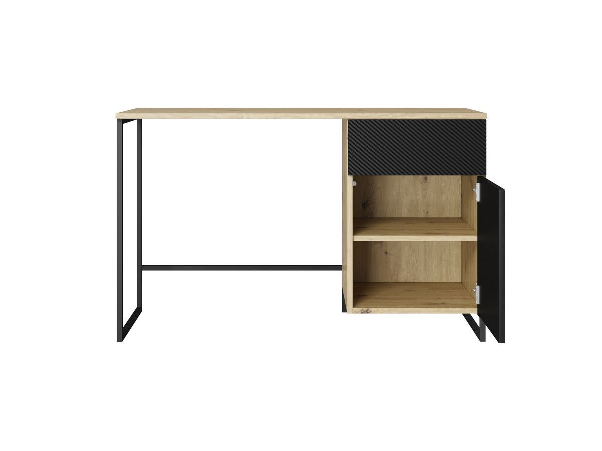 ALICE bureau met 1 deur en 1 lade, metalen poten