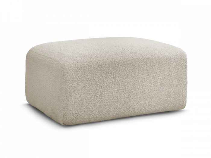 Pouf TINA tissu bouclette