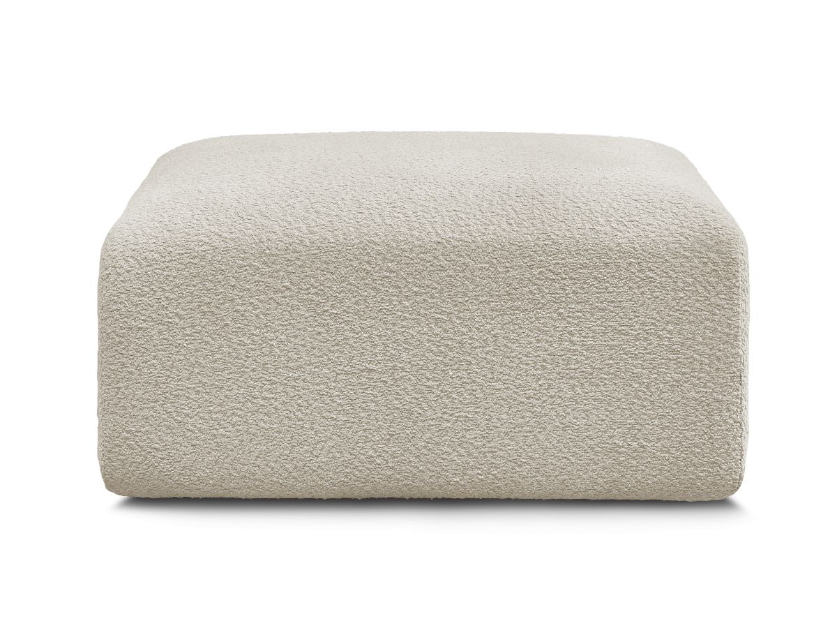 Pouf TINA tissu bouclette