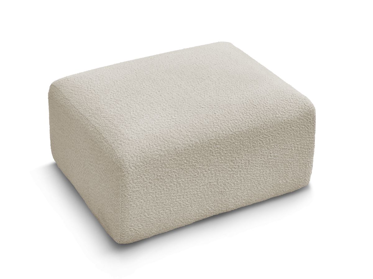 Pouf TINA tissu bouclette