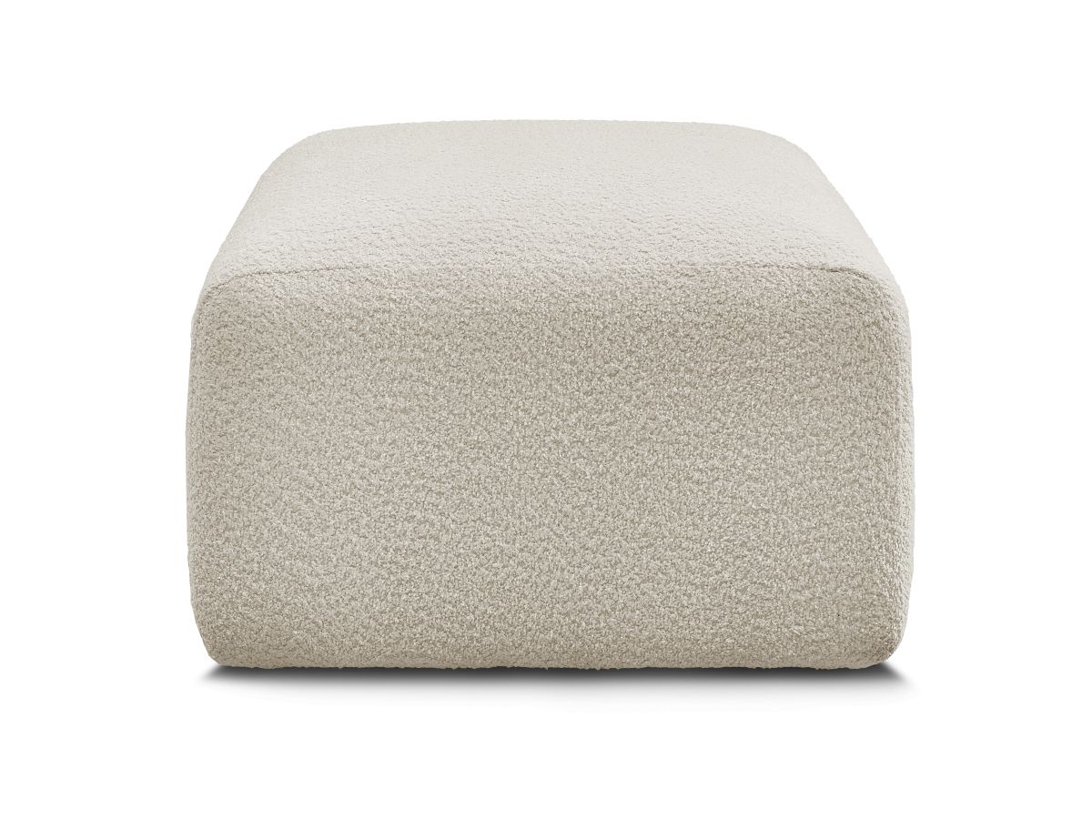 Pouf TINA tissu bouclette