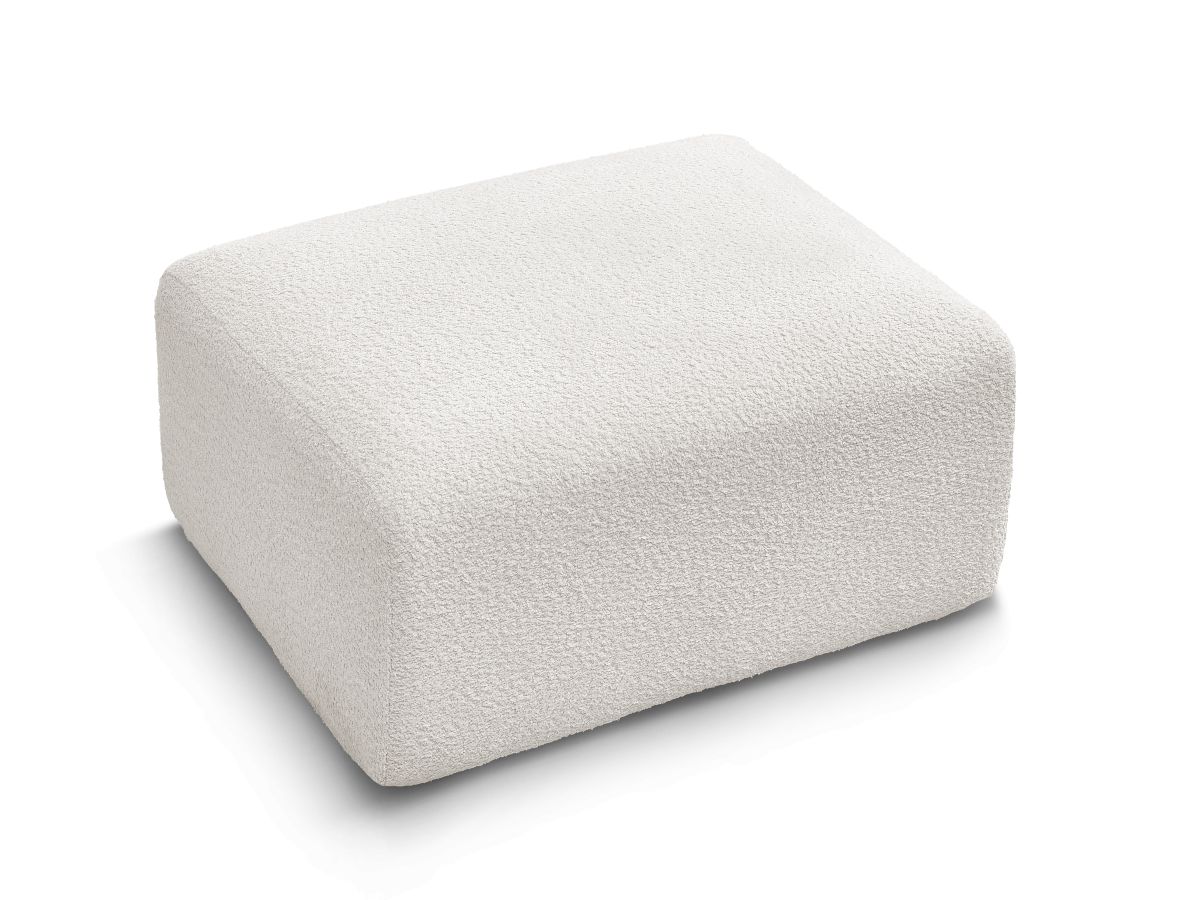 Pouf TINA tissu bouclette