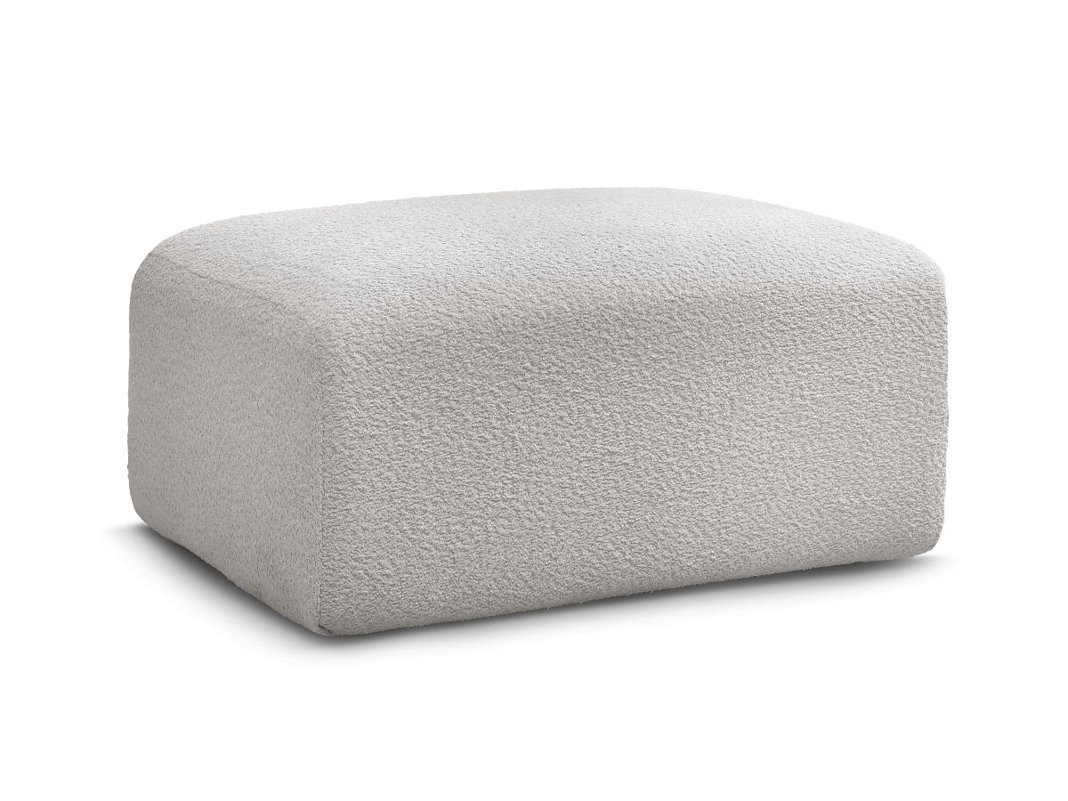 Pouf TINA tissu bouclette