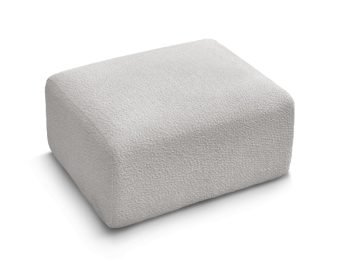 Pouf TINA tissu bouclette