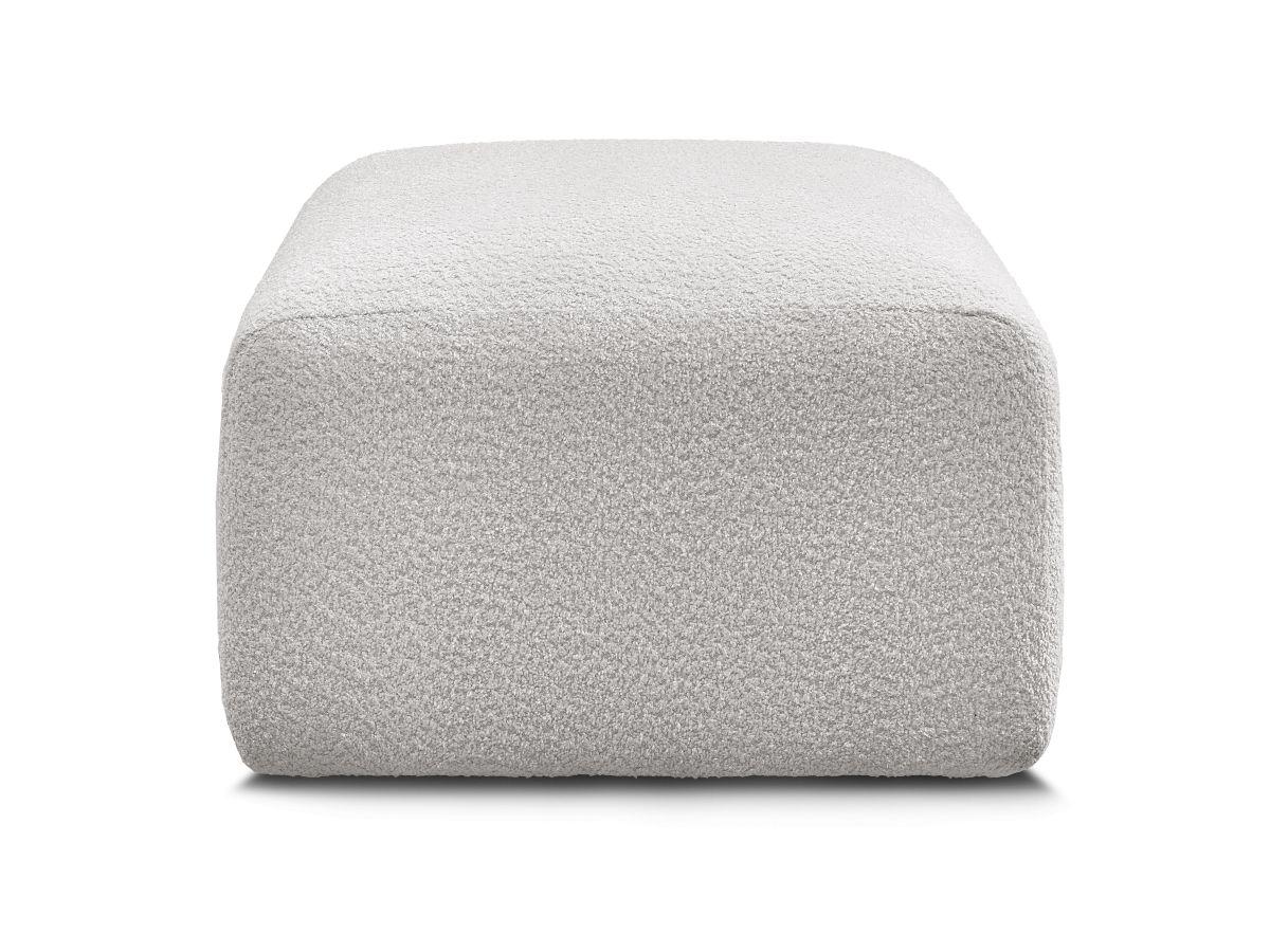 Pouf TINA tissu bouclette