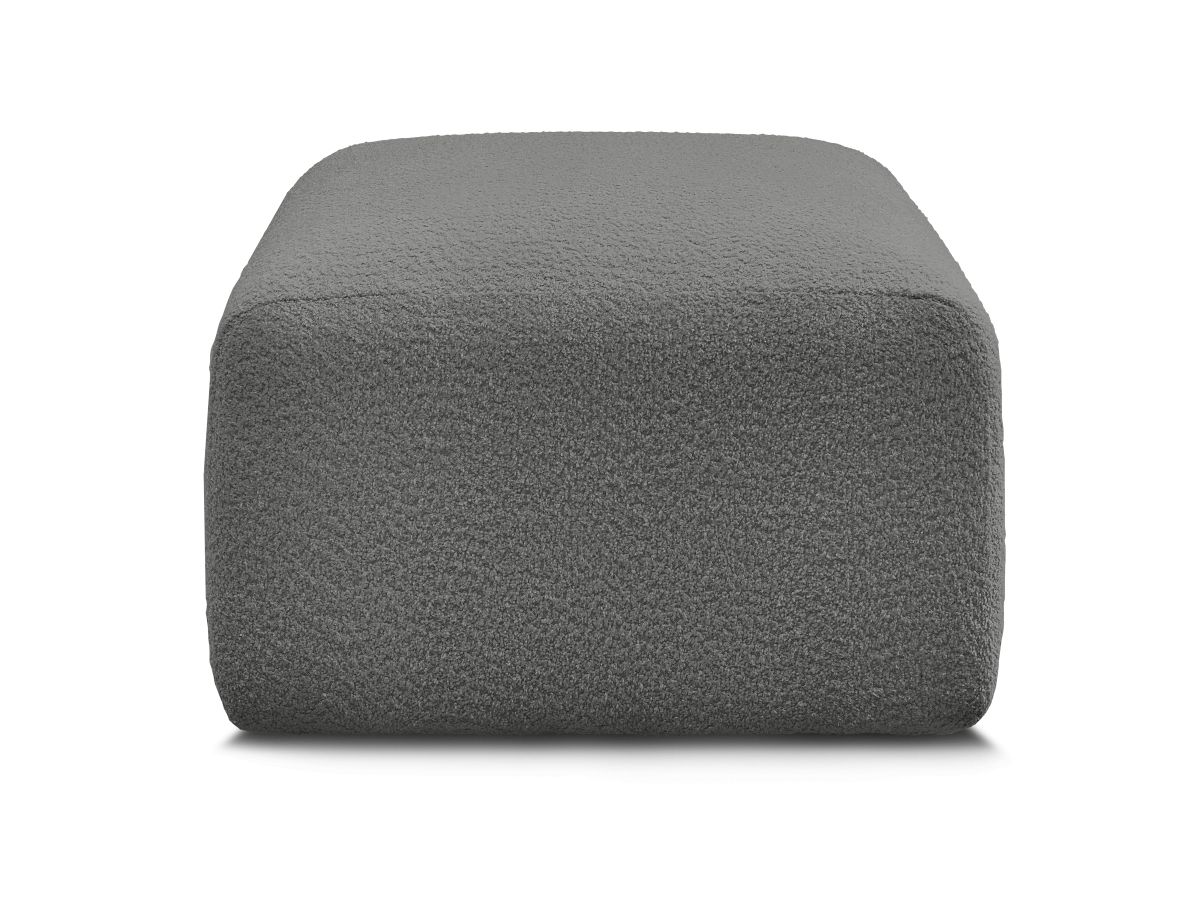 Pouf TINA tissu bouclette