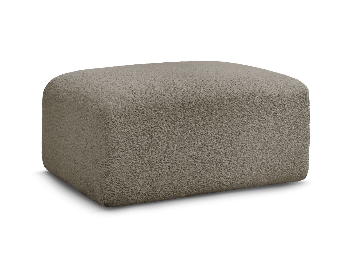 Pouf TINA tissu bouclette