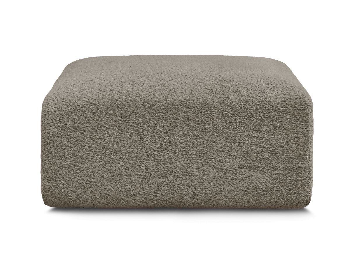 Pouf TINA tissu bouclette