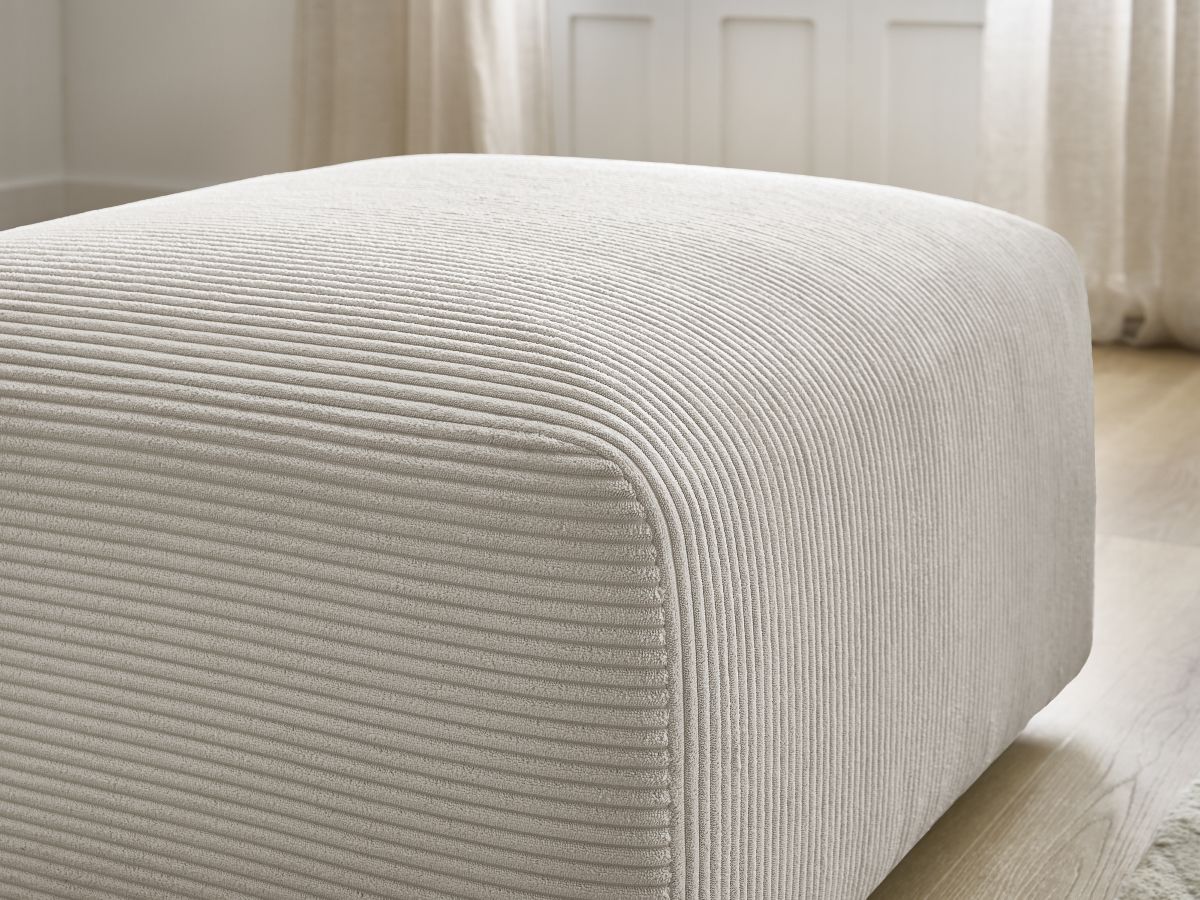 Pouf TINA velours côtelé