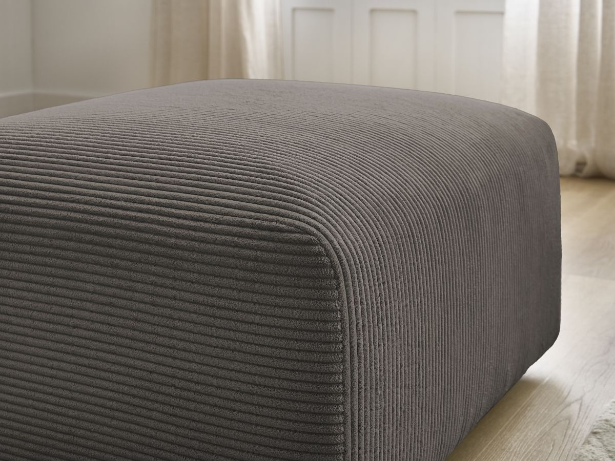 Pouf TINA velours côtelé