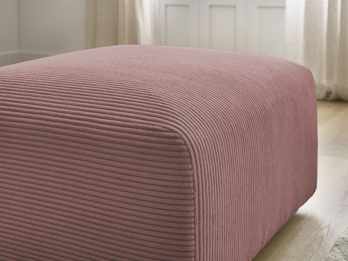 Pouf TINA velours côtelé