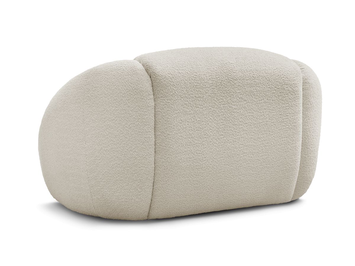 Fauteuil TINA  tissu bouclette