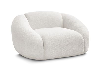 Fauteuil TINA tissu bouclette
