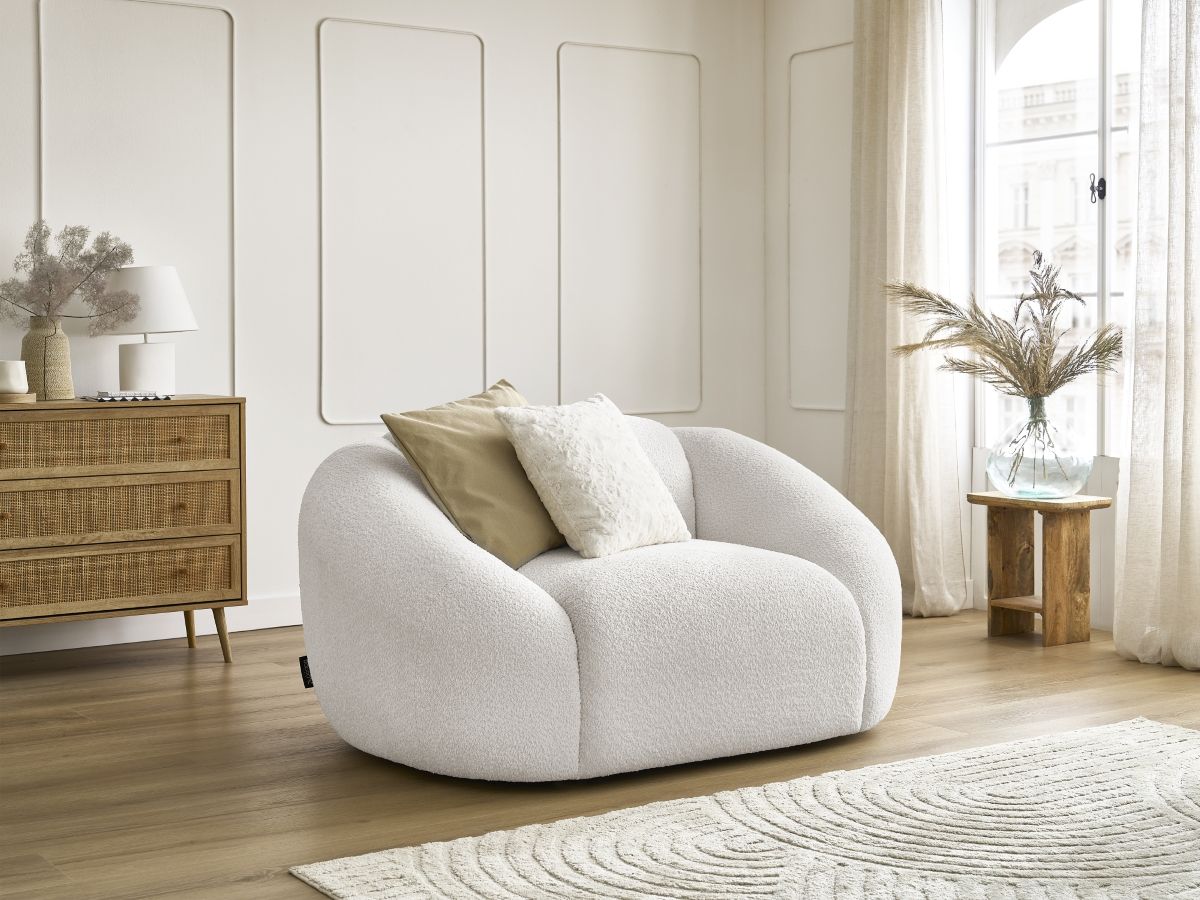 TINA fauteuil in badstof