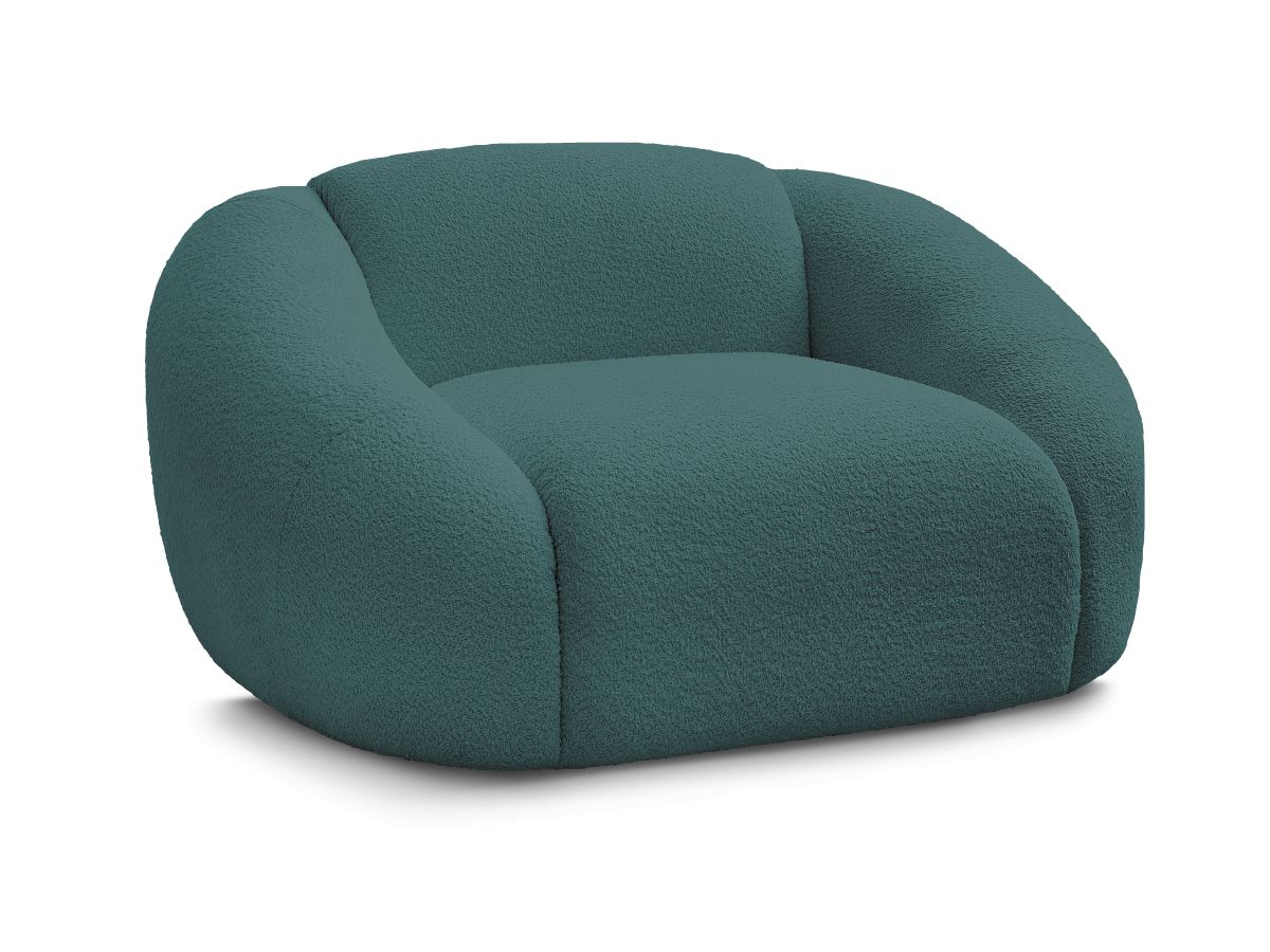 Fauteuil TINA  tissu bouclette