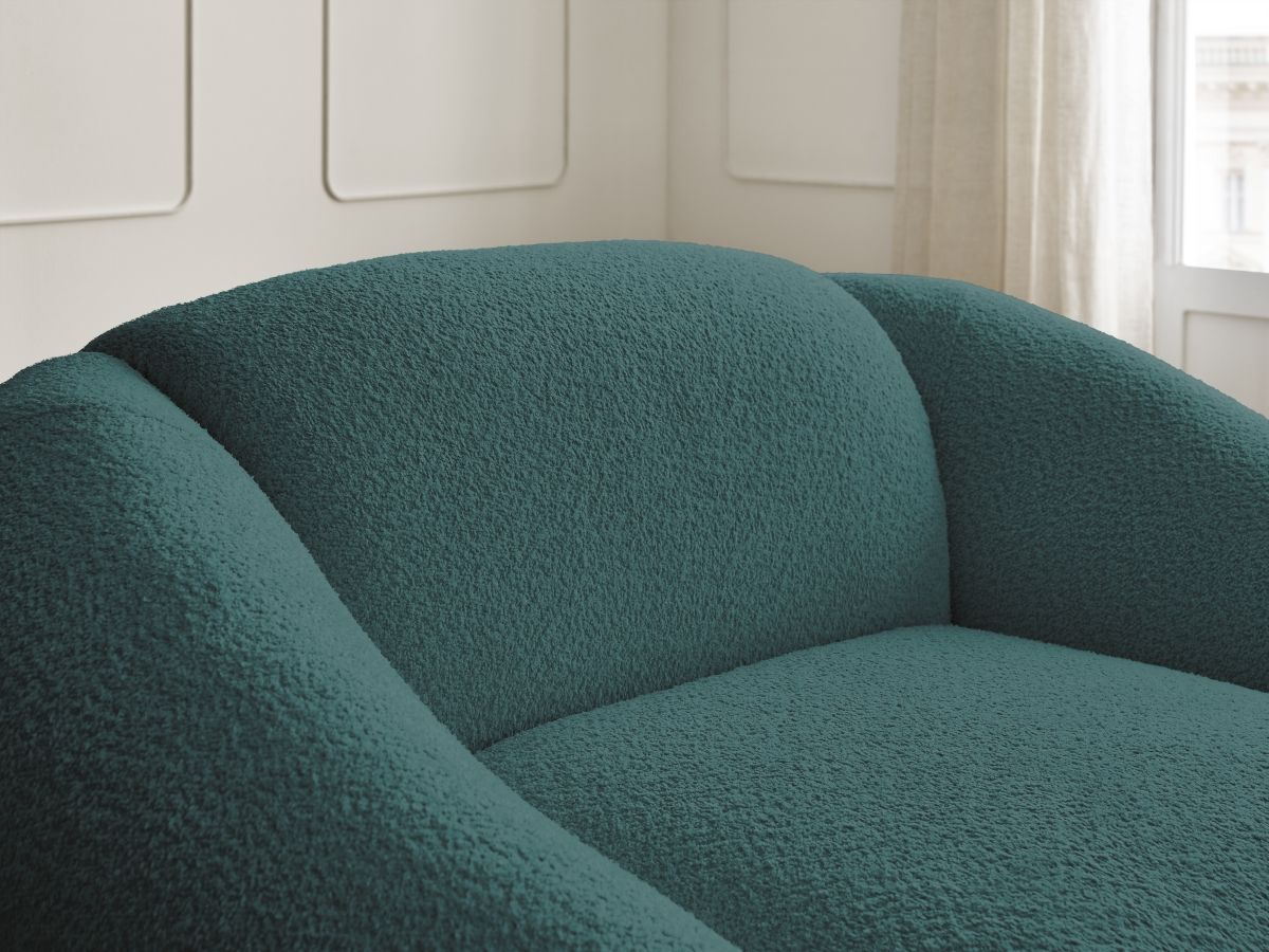 Fauteuil TINA tissu bouclette