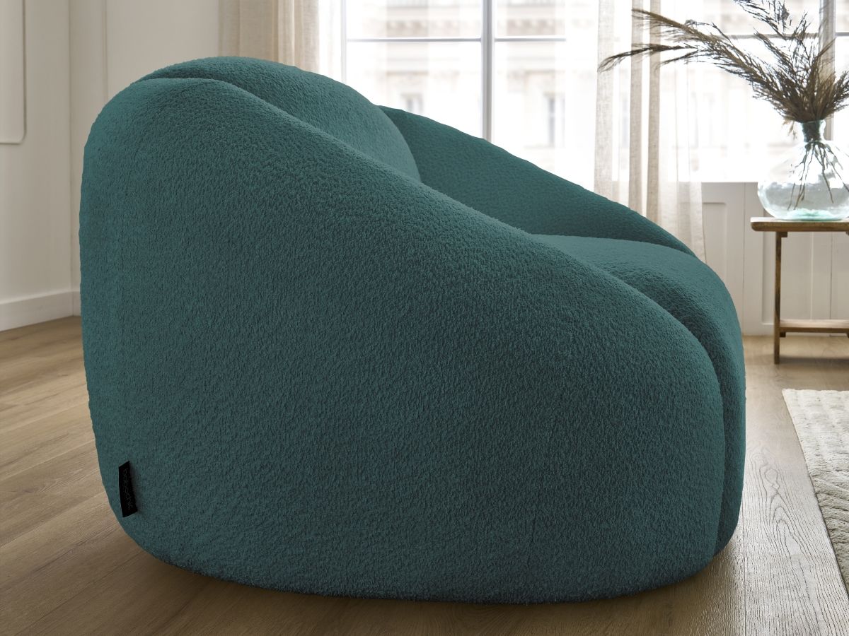 Fauteuil TINA tissu bouclette