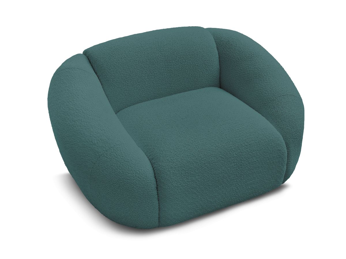 Fauteuil TINA tissu bouclette