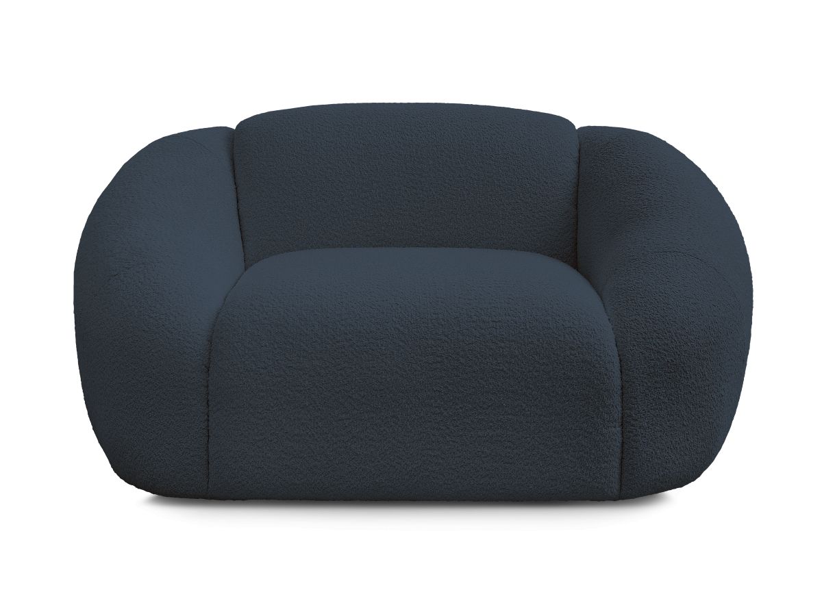 Fauteuil TINA  tissu bouclette