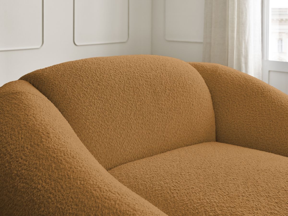 Fauteuil TINA  tissu bouclette