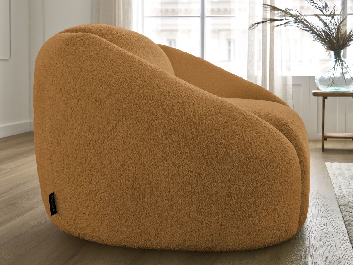 Fauteuil TINA  tissu bouclette