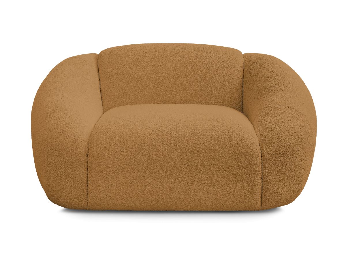 Fauteuil TINA  tissu bouclette
