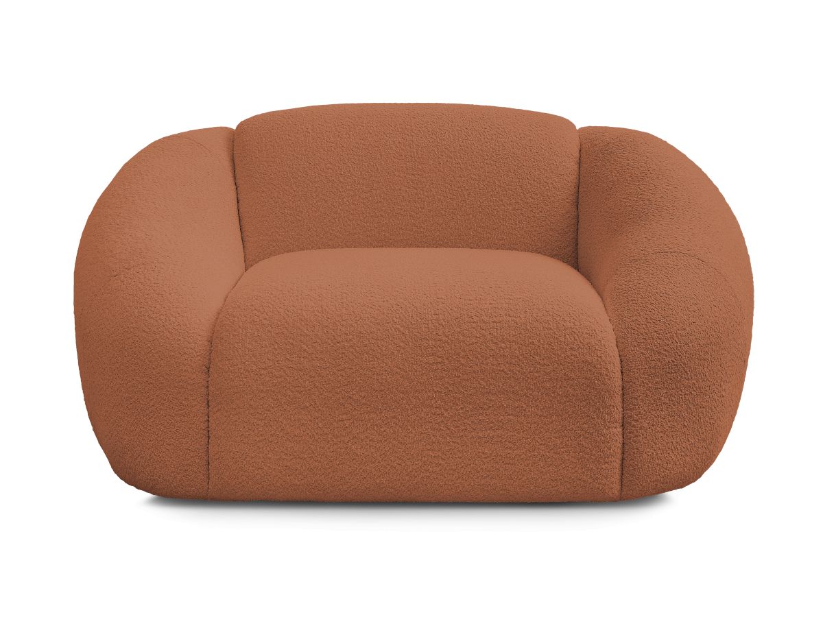 Fauteuil TINA  tissu bouclette