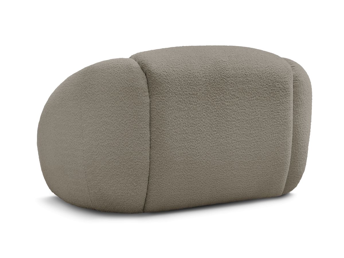 Fauteuil TINA  tissu bouclette